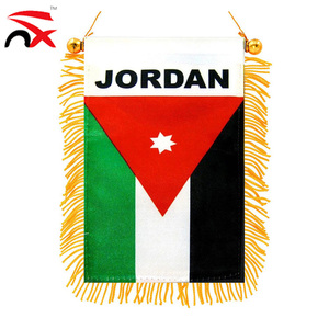 Accessoires pour supporters du drapeau national <span class=keywords><strong>de</strong></span> la Jordanie : Bracelet, Lunettes <span class=keywords><strong>de</strong></span> soleil, Housse <span class=keywords><strong>de</strong></span> capot <span class=keywords><strong>de</strong></span> voiture, <span class=keywords><strong>Sac</strong></span> à cordon, Fanion pour les matchs sportifs - Product Image 5