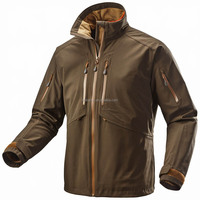 Chaqueta Cortavientos Táctica de Invierno Impermeable y Transpirable con Estampado Unisex y Diseño Multibolsillos para Caza al Aire Libre