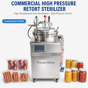 Esterilizador Vertical Pequeño para Alimentos, Máquina de Esterilización por Vapor a Alta Temperatura con <span class=keywords><strong>Cesta</strong></span> de Carga - Product Image 5