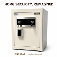 Coffre-fort électronique tout acier de 45 cm avec mot de passe numérique et double clé, armoire de sécurité pour la maison et le bureau, entièrement personnalisable