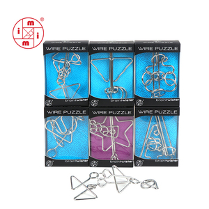 <span class=keywords><strong>Chinois</strong></span> <span class=keywords><strong>en</strong></span> métal puzzle jeu de tour de <span class=keywords><strong>fer</strong></span> de serrure déverrouiller anneau puzzles - Product Image 4