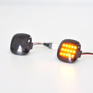 Guardabarros LED dinámico ahumado, marcador lateral, luz secuencial para A3 8L, A4 B5, Fabia, Octavia,Ibiza,Cordoba - Product Image 1