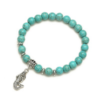 Nouveaux bracelets tendance unisexes en perles extensibles en forme de cœur, certifiés par un tiers, pour la fabrication de bijoux