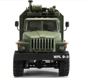 Grosir rc truk 6wd-Truk Tentara RC Truk Militer WPL B36, 1:16 2022G 6Wd Ural 2.4 6*6 Uni Uni Soviet Truk Militer Rock Crawler Rtr 4320 WPL B36