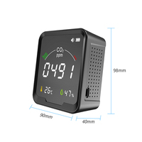 Ndir Co2 Mini Genggam, Detektor Karbon Dioksida Portabel WIFI 2022, Pengukur Co2 Monitor Kualitas Udara