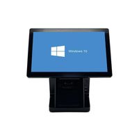 Système de caisse enregistreuse tactile à double écran POS, tablette PC Windows 10/11, 15,6 pouces, Wi-Fi 6, Intel/i5/i7, stockage 256 Go, 1 an