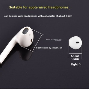 Silikon anti-sonbahar kaymaz anti-kayıp Apple Huawei Iphone11 için kanatsız kulak kapakları kablolu kulak kulakiçi kulak koruyucu kollu - Product Image 2