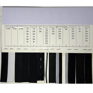 काले सफेद हर्रिंगबोन शैली में क्रॉकेटेड लोचदार बैंड, पैंट बेल्ट के लिए मोटी रबर लोचदार बैंड - Product Image 4