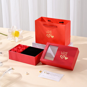 Custom Logo Luxury Matte <b>Black</b> Lid and Base <b>Box</b> Rigid Cardboard Gift <b>Box</b> for Jewelry Apparel Packaging - Product Image 4
