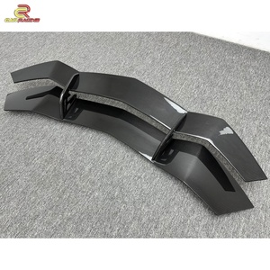 สปอยเลอร์หลังคาร์บอนไฟเบอร์แบบแห้งสไตล์ Vorstein สำหรับรถยนต์แลมโบกินี อาเวนทาดอร์ LP700 ปี 2011-2015 ชุดแต่งคาร์บอนปีกหลัง - Product Image 3