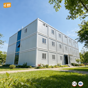 Maison Modulaire Préfabriquée Empilable en Acier Moderne, Conteneur d'Hébergement, Campus Conteneurisé, Espace de Vie Temporaire et <span class=keywords><strong>Logement</strong></span> Étudiant Éphémère - Product Image 2