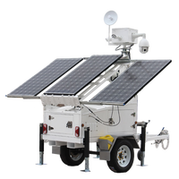 Nouveau design Caméra Cctv Remorque solaire Largement utilisé Qualité supérieure Surveillance Remorque solaire Cctv