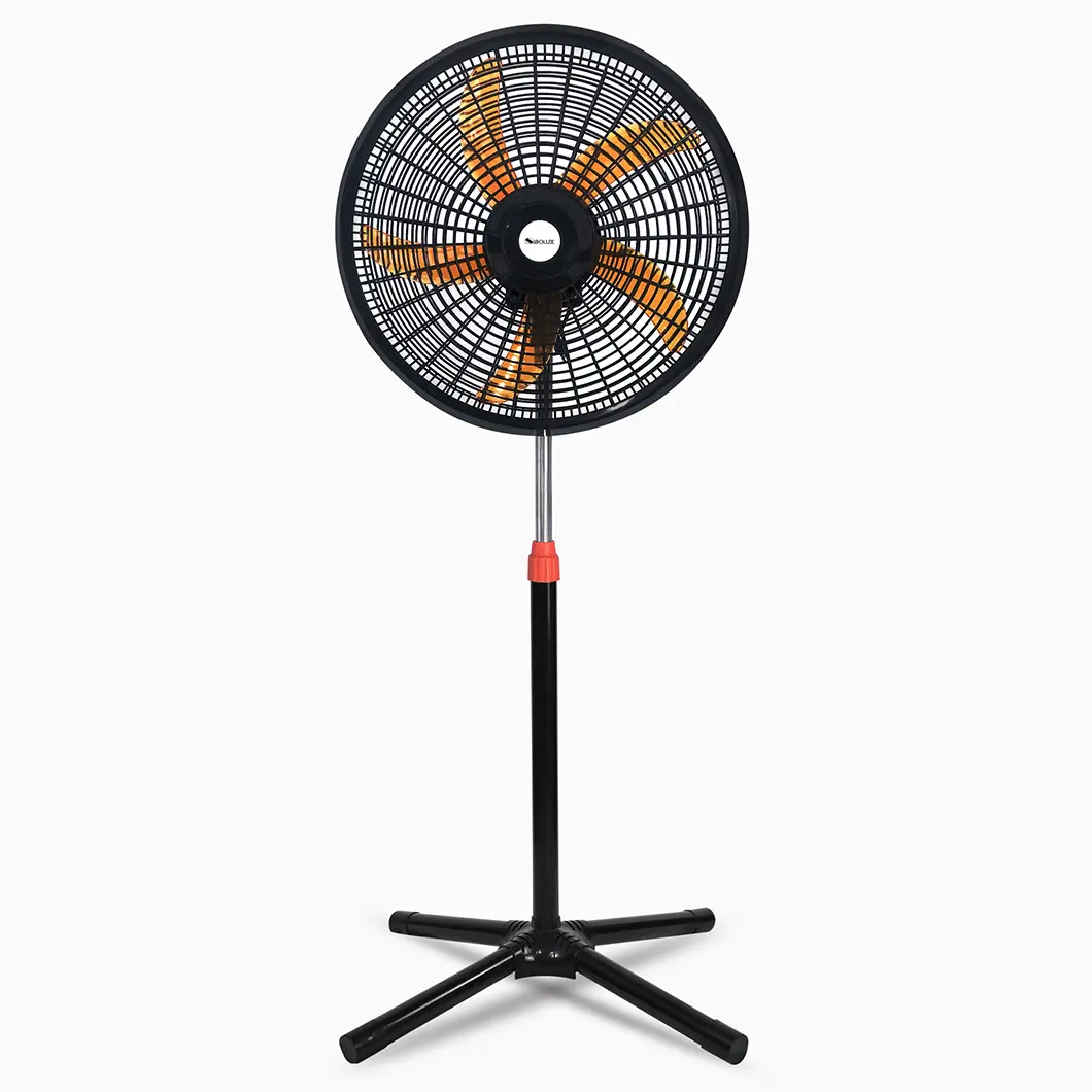 Home National 16Inch 5PCS Blades High Velocity Strong Speed Oscillating Industrial Fan Full Plastic Cooling Standing Fan