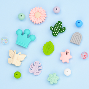 Cuentas de silicona sueltas de grado alimenticio, sin BPA, creativas, bonitas, de silicona para chupete de frutas, cadena, venta al por mayor - Product Image 4