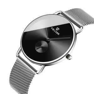 Nouvelle montre à quartz pour homme 2026, noire, design élégant, étanche et lumineuse - Vente en gros directe usine pour montres pour homme - Product Image 2