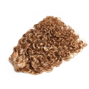 VMAE Raw Royal Curls Exotic Kinky Curly Copper Blonde 100g Extensioni di Capelli Umani Vergini Afro Kinky Curly Cambogiani Veri con Mèches <span class=keywords><strong>Biondo</strong></span> <span class=keywords><strong>Rame</strong></span> - Product Image 3