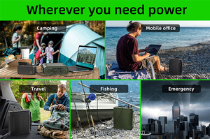 Xách tay 144000mAh 460.8wh DC 12V LiFePO4 Pin gói lớn Anderson 30A năng lượng mặt trời sạc Powerbank 100W cho máy bơm tủ lạnh tủ đông - Product Image 4