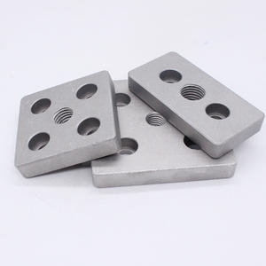 แผ่นเชื่อมต่อปลายโปรไฟล์อลูมิเนียม Deying Industrial T5 รุ่น 4080 6060 8080 สำหรับประตู M12 M14 M16 พร้อมขาตั้งล้อเลื่อนสำหรับประตู - Product Image 3