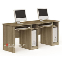 Bureau d'ordinateur en bois, poste de travail de bureau, table de travail pour enseignants, table de laboratoire informatique pour étudiants