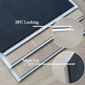 防水クリックロックプラスチックSPCラミネートプランクビニールフローリング耐火Uv耐性屋内4/5/6/8mm Spcフローリング - Product Image 6