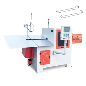 Preiswerter Multifunktion automatisch 4 Achsen 2mm-8mm 3d Drahtbiegemaschine cnc-Stahldrahtformmaschine