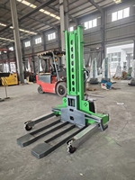 Chariot élévateur à palettes électrique autoporteur CJLIFT, transpalette électrique à étriers pour la manutention et le levage sur terrain accidenté