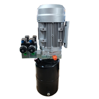 Unidad de Potencia Hidráulica Mini, 380V, 1.5KW, Bomba de Engranajes de 2.0CC/R, Válvula Solenoide Doble, Estación Hidráulica de 22Mpa, Tanque de 6L