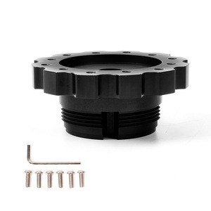 Adaptateur de base de volant PxN V10 noir et rouge en plastique, accessoire de jeu pour manette de jeu de course - Product Image 5