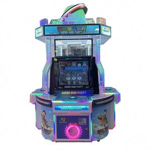 เครื่องเล่นเกมอาร์เคดแบบ LED สำหรับเด็ก 4 คน ใช้เหรียญหยอด พร้อมของเล่นแคปซูลบอลในสวนสนุก และระบบแลกตั๋ว - Product Image 4