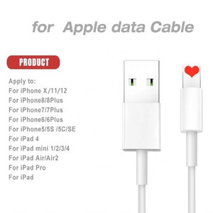 Câble USB  pour recharge rapide et transfert de données, <span class=keywords><strong>cordon</strong></span> de chargeur haute  téléphone portable, compatible avec Iphone - Product Image 3