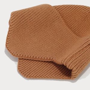 Gorro de punto unisex de color liso con bordado 3D y protección para las orejas, ideal para invierno al aire libre, venta al por mayor. - Product Image 5