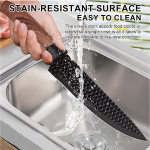 Nuevos cuchillos de cocina para el hogar, accesorios de cocina hechos a mano, mango de grano de madera antiadherente, juego de cuchillos de Chef para cortar carne vegetal - Product Image 6