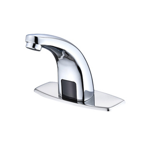 Robinet intelligent à capteur <span class=keywords><strong>infrarouge</strong></span> automatique avec noyau en céramique et poignée unique en laiton, design moderne pour salle de bain - Product Image 2