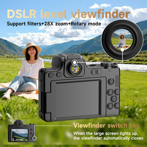 <span class=keywords><strong>Appareil</strong></span> <span class=keywords><strong>photo</strong></span> hybride <span class=keywords><strong>reflex</strong></span> numérique haute définition DC101 avec capteur CMOS, vidéo 4K/1080p, stabilisation électronique, filtre beauté et écran inclinable - Product Image 3