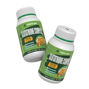 L-Glutathion Réduit de Qualité Supérieure 500mg Formule de Soin Corporel et de Rafraîchissement Interne à Neuf Nutriments pour Adultes Unisexe – En Stock, Vente en Gros, OEM - Product Image 1