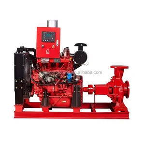 Áp lực cao chữa cháy đa giai đoạn Bơm ly tâm chia đơn vị bơm động cơ diesel bơm chữa cháy