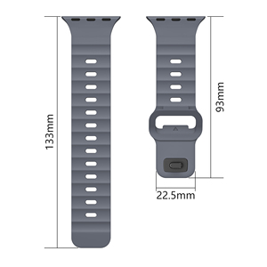 สายยางฟลูออโร FKM ใช้ได้กับ <span class=keywords><strong>Apple</strong></span> <span class=keywords><strong>Watch</strong></span> ขนาด 49 มม. สายนาฬิกา 46 มม. 44 มม. 45 มม. <span class=keywords><strong>Ultra</strong></span> 2 สายนาฬิกาอัจฉริยะ - Product Image 2