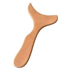 Tabla de Gua Sha de madera artesanal YL 709 con forma de cola de pez, herramienta de masaje para terapia de meridianos de cuerpo completo - Product Image 5