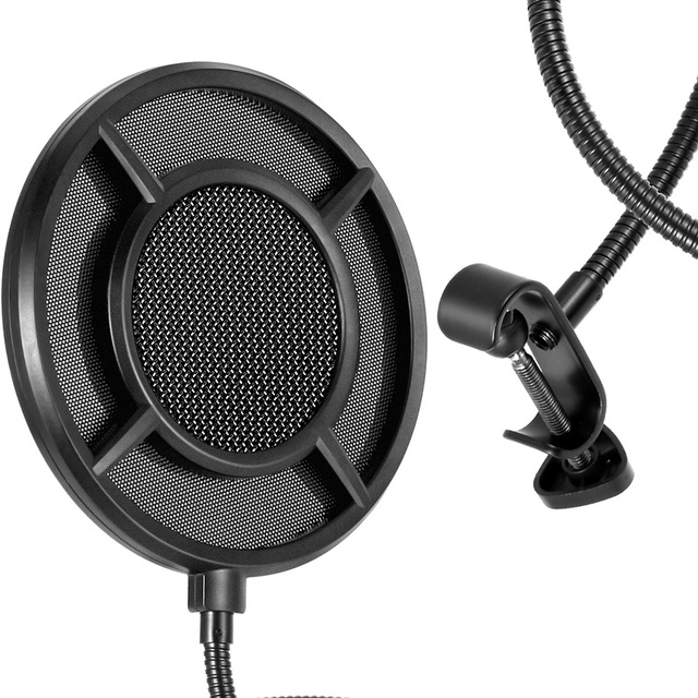 High Quality Durable Metal+ABS Microphone Reflection Filter & Shield Model PS-1 for Studio Recording