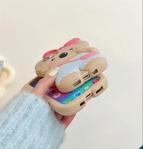 Vente en gros belle arc Koala Mobile couverture arrière Silicone dessin animé téléphone étui pour Apple iPhone 15 14 13 12 Pro <span class=keywords><strong>Max</strong></span> 11 - Product Image 5