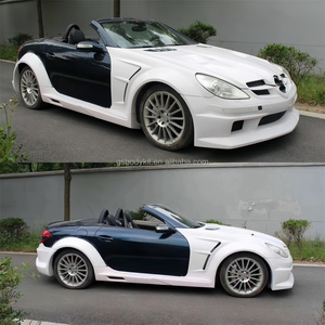 2004-2011 para <span class=keywords><strong>mercedes</strong></span>-<span class=keywords><strong>benz</strong></span> <span class=keywords><strong>SLK</strong></span> R171 Kit de cuerpo ancho nuevo capó parachoques delantero guardabarros faldones laterales parachoques trasero - Product Image 6