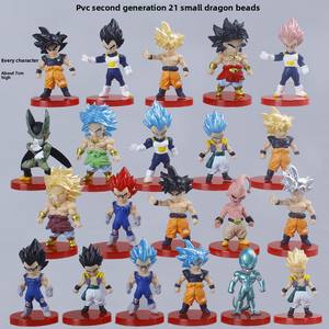 Colección de Figuras de Anime: Vegeta, Broly, Goku Super Saiyan 4, <span class=keywords><strong>Gotenks</strong></span>, Gogeta con Daños de Batalla, PVC de 5cm, Accesorios de Anime en Caja - Product Image 5