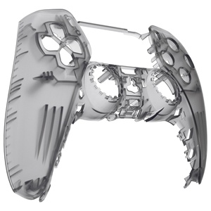 เคสเปลี่ยนฝาครอบด้านหน้าสีดำใสแบบกำหนดเอง EXtremeRate สำหรับจอย PS5 ขายส่ง - Product Image 1