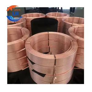 High Quality Refrigeration Copper Tube For Refrigeration Copper Pipe Pancake 1/4" 3/8" 1/2" Copper Pipes For Air Conditioners