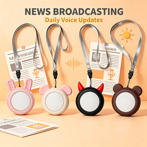 Gadget interactif IA à suspendre au cou avec fonction de racontage d'histoires et connexion à l'application pour enfants, coffret cadeau de vacances, fabrication directe ODM - Product Image 1