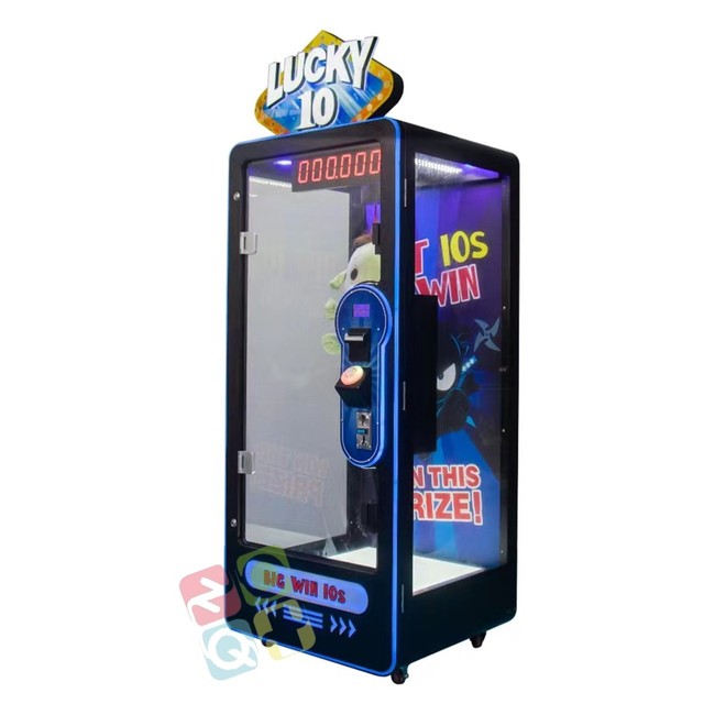 Lucky 10 Popular Noqi Luxury Arcade Coin Operated Games Cut Prize Game Machine 1 Year Warranty