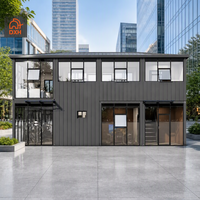 bureaux en conteneur modulaire moderne à 2 étages Panneaux sandwich de luxe Structure en acier Maison en conteneur Bureau