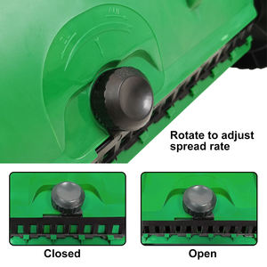 Vertak 12L Grass and <strong>Lawn</strong> Seed <strong>Spreader</strong>, <strong>Lawn</strong> Feed <strong>Fertiliser</strong> <strong>Spreader</strong> with Large Wheels &amp; Adjustable Setting <strong>Spreader</strong> Rate - Product Image 4