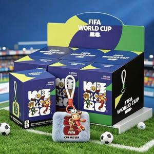 2026 pour Porte-clés Peluche Mascotte Carré Doux, Poupée Breloque Sac, Cadeau pour Fan de Football, Polyester <span class=keywords><strong>SNSD</strong></span> - Product Image 2