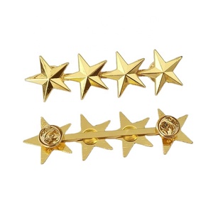 Tùy Chỉnh An Ninh Đồng Phục Kẽm Hợp Kim epaulets Kim Loại Vai Bảng Mạ Kỹ Thuật Phù Hiệu - Product Image 3